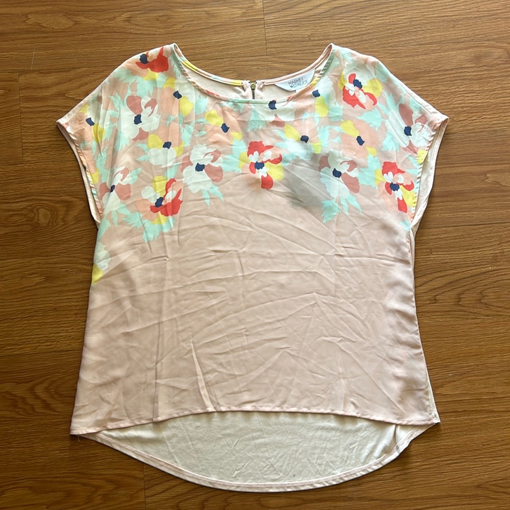 Market & Spruce High-Low Blouse - Picture 1 of 8